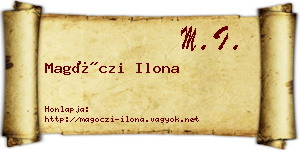 Magóczi Ilona névjegykártya